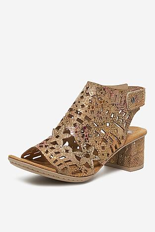 Sandały Rieker CEO-64780-90 Złoty