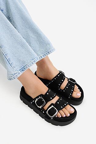 Klapki DeeZee CEO-HY35011-1 Czarny