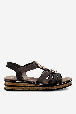 Sandały Rieker 62949-45 Szary