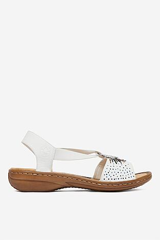 Sandały Rieker CEO-60880-80 Biały