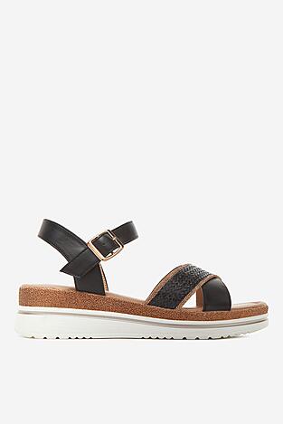 Sandály Clara Barson WS2506-05 ČERNÁ