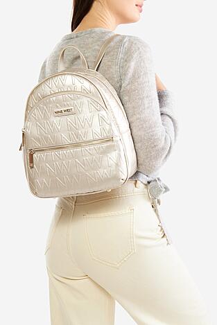 Plecak NINE WEST LX10046 Złoty