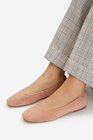 Baleriny U.S. POLO ASSN. EO-AYOLY001W/6S1 Różowy