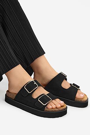 Klapki DeeZee CEO-LB-P2181 Czarny