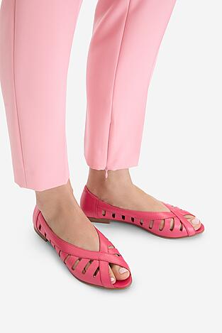 Baleriny Lasocki CEO-RST-ERICA-66 Różowy ciemny