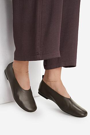 Baleriny Gino Rossi EO-V2198-73 Brązowy ciemny