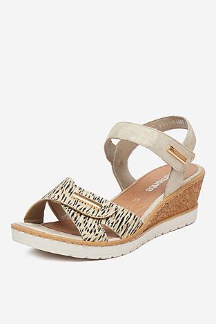 Sandały Remonte CEO-R6266-90 Złoty