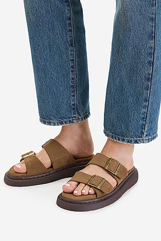 Klapki DeeZee CEO-HY7010-1 Beżowy ciemny