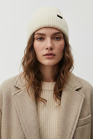 Czapka damska Mexx CEO-MEXX-W3-001-AW25 Beżowy