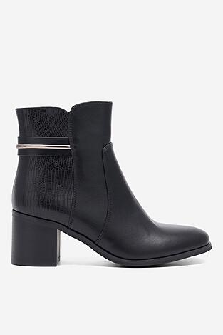 Bokacsizma Clara Barson LILOU WS22405-05 FEKETE