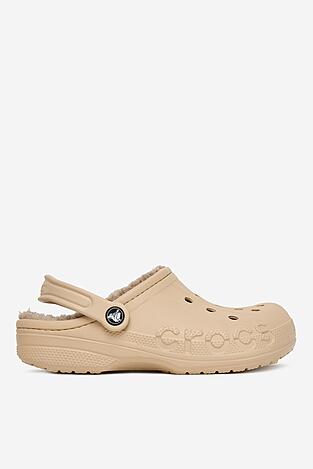 Klapki basenowe Crocs C-BAYA LINED CLOG 205969-2ZM Beżowy