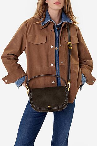 Дамска чанта Gino Rossi EO-LUIZA КАФЯВ