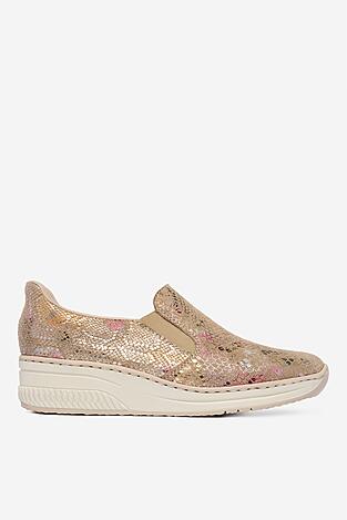 Półbuty Rieker CEO-48761-90 Beżowy