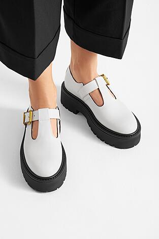 Pantofi casual Badura BENEDICTE-01 ALB