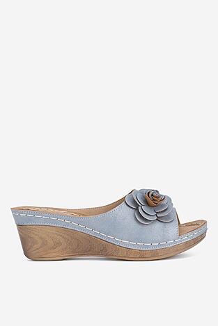 Klapki Clara Barson WYL05010-29 Niebieski