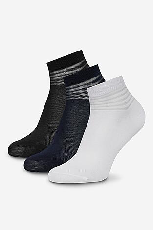 Ponožky NINE WEST KR_NW_URBAN_Z_SS25 (3 PACK) BÍLÁ