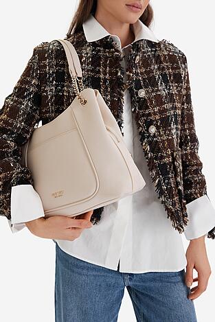 Kézitáska NINE WEST CEO-Novara-LDA8567 CSONTSZÍNŰ