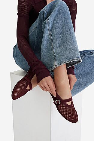 Baleriny Badura MIMOSA-SLT-24067P-52 Bordowy