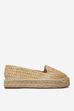 Espadrilky DeeZee ZYLS129 BÉŽOVÁ