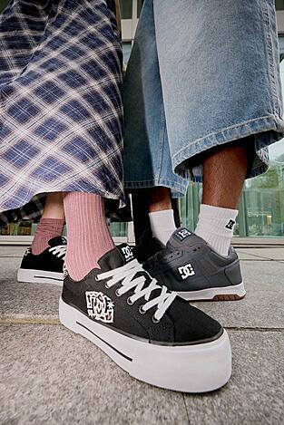 Vászoncipő DC Shoes SS25-3C068 FEKETE