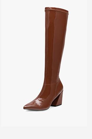 Kozaki NINE WEST SHARLEEZ 13196H Miedziany
