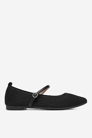 Baleriny Jenny WFA3548-3 Czarny
