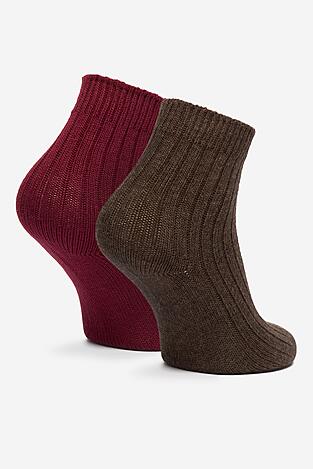 Zokni NINE WEST CEO_LA_NW_12744_Z_AW25 (2-PACK) BORDÓ