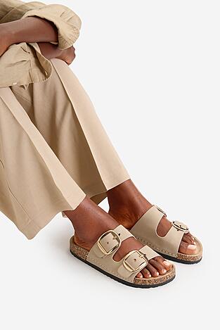 Klapki Jenny CEO-WS1128-52 Beżowy