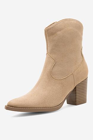Botki DeeZee MILLIE LS5637-07 Beżowy