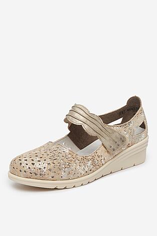 Половинки обувки Rieker CEO-L5359-90 БЕЖОВ