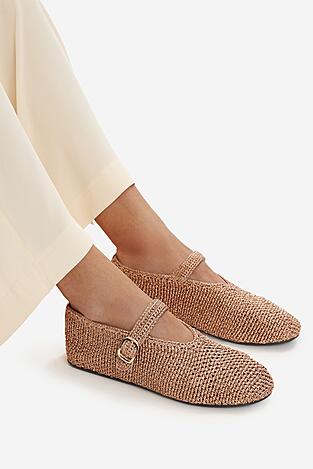 Baleriny Badura EO-ALENA-01 Złoty