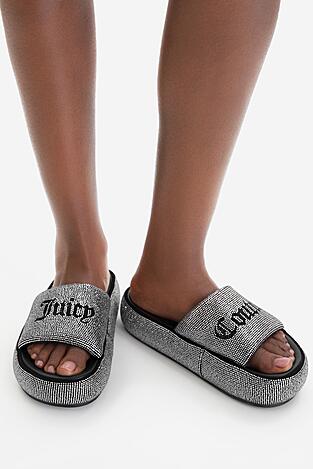 Klapki Juicy Couture CEO-WSS21515-04 Czarny