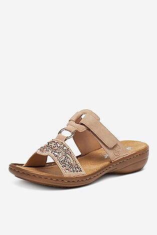 Klapki Rieker CEO-608K2-31 Różowy jasny