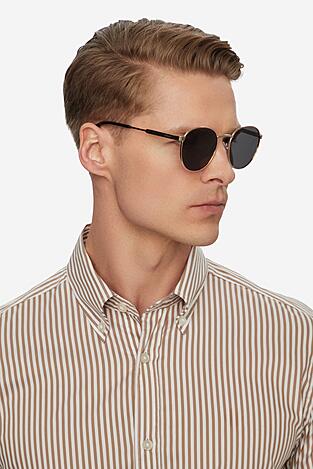 Okulary męskie Polaroid C PLD 2053/S Złoty