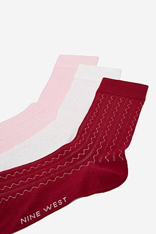 Skarpetki NINE WEST CEO_BR_NW_25076_W_AW25 (3 PACK) MIX