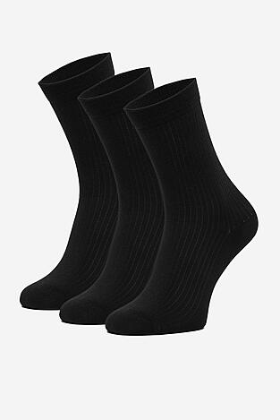 Zokni NINE WEST CEO_BR_NW_25081_W_AW25 (3 PACK) FEKETE