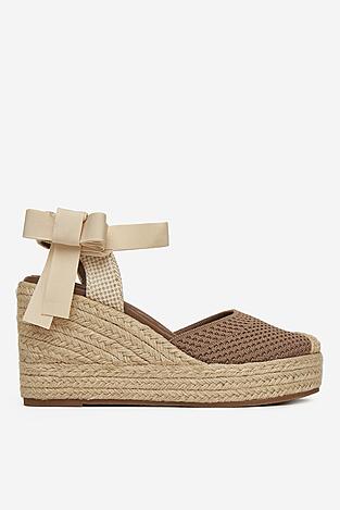 Espadrilky DeeZee WS2509-001 BÉŽOVÁ