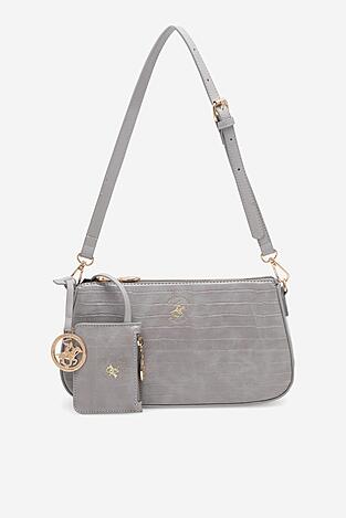 Kézitáska Beverly Hills Polo Club BHPC-W-03-A23 SZÜRKE