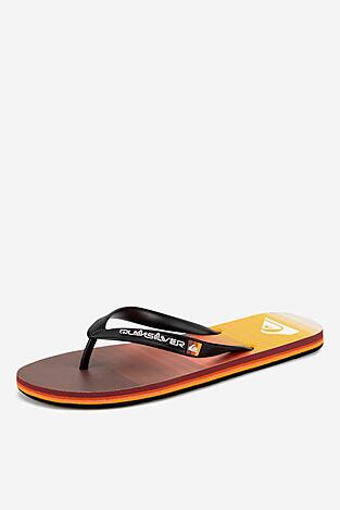 Klapki basenowe QUIKSILVER MOLOKAI STRIPE AQYL101361 XNNK Pomarańczowy