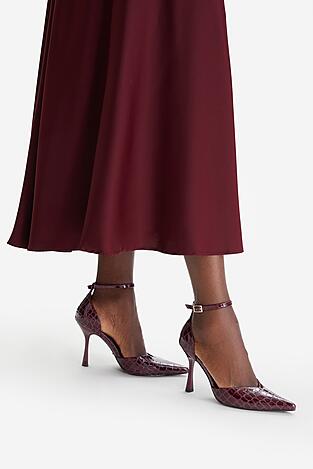 Körömcipő DeeZee CEO-LS6049-10 BORDÓ