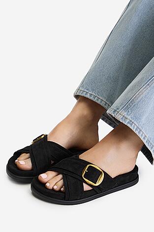 Klapki GUESS JEANS CEO-HY1001-6 Czarny