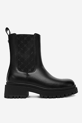 Bokacsizma NINE WEST CEO-BASIMA-01 FEKETE