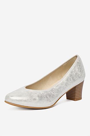 Czółenka Rieker CEO-44650-90 Srebrny