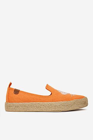 Espadryle ROXY CSS20547-02 Pomarańczowy