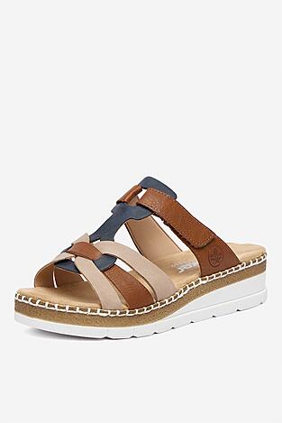 Klapki Rieker CEO-V1291-90 Brązowy