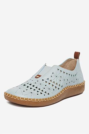 Półbuty Rieker CEO-N2452-10 Niebieski jasny