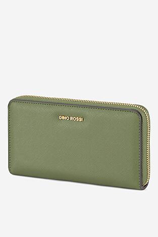 Дамски портфейл Gino Rossi QYL0020 ЗЕЛЕН