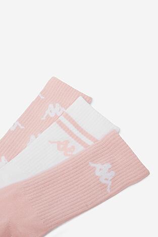 Skarpetki Kappa CEO_KR_SUPERT_SS26(3-PACK) Różowy