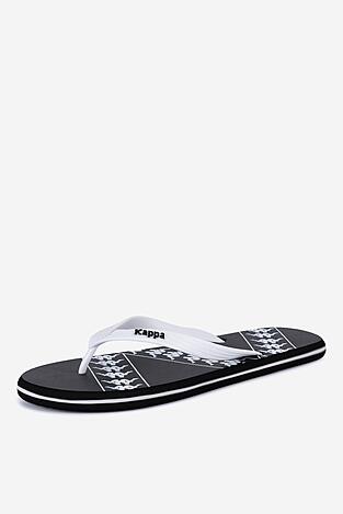 Klapki basenowe Kappa 371D2SW Banda Selyn - Black-White MIX