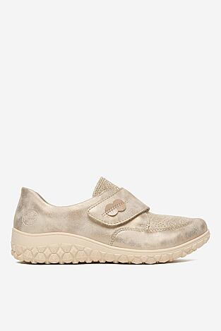 Półbuty Rieker CEO-59552-62 Beżowy jasny